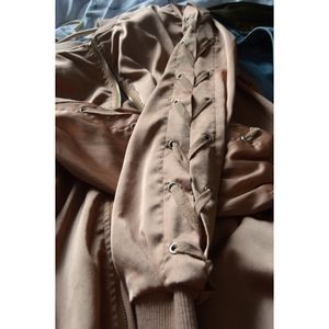 Carly Bybel xx MISSGUIDED Rose Gold Bomber